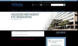 
							         Eye Associates - Texas Medical Center | Houston Methodist								  
							    