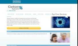 
							         Eye Care Services | Clarkson Eyecare								  
							    