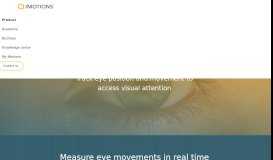 
							         Eye Tracking - iMotions Software and Hardware Solutions								  
							    