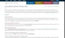 
							         EyeConnect Patient Portal FAQs – SUNY College of Optometry								  
							    
