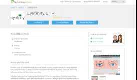 
							         Eyefinity EHR Reviews | TechnologyAdvice								  
							    