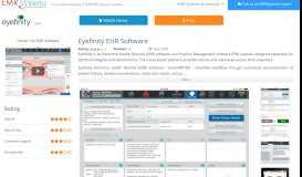 
							         Eyefinity EHR Software - EMRSystems								  
							    