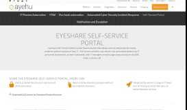 
							         eyeShare Self-Service Portal | Ayehu								  
							    