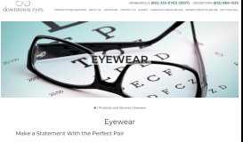 
							         Eyewear | Downtown Eyes | Minneapolis, MN | Eye Exam & Glasses								  
							    
