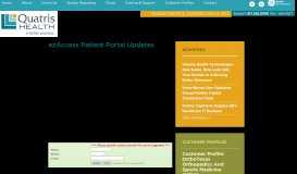 
							         ezAccess Patient Portal Updates - Quatris Health								  
							    