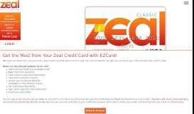 
							         EZCard Access - Zeal Credit Union								  
							    