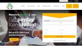 
							         EZCash USA | Get Payday Loans Up to $1000 Tomorrow!								  
							    
