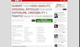 
							         EzineArticles Submission - Submit Your Best Quality Original ...								  
							    