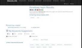 
							         Eznetpay login Results For Websites Listing - SiteLinks.Info								  
							    