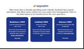 
							         Ezyswim - Bankstown, Lindfield and Mosman								  
							    