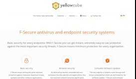 
							         F-Secure – Yellow Cube – Your Partner in Cybersecurity								  
							    