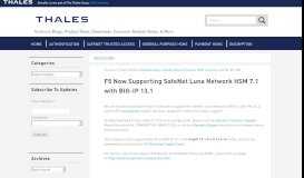 
							         F5 Now Supporting SafeNet Luna Network HSM 7.1 with BIG-IP 13.1 ...								  
							    