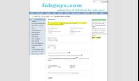 
							         FabGuys.com: Browse Profiles								  
							    