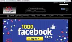 
							         Facebook Fans kaufen bei LikesKaufen.eu: Facebook Likes kaufen								  
							    
