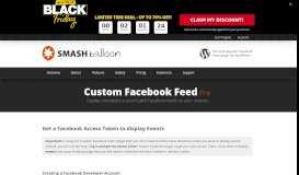 
							         Facebook Page Access Token - Smash Balloon								  
							    