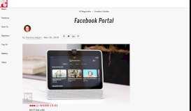 
							         Facebook Portal Review & Rating | PCMag.com								  
							    