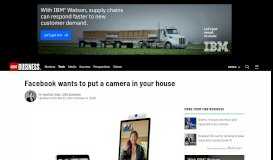 
							         Facebook wants to put a camera in your house - CNN - CNN.com								  
							    