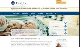 
							         Facey Medical Group								  
							    