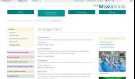 
							         Fachabteilungen/Klinik für Urologie/Urologie Portal • Standort ...								  
							    