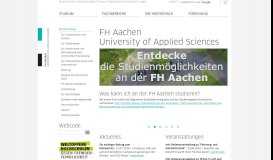 
							         Fachhochschule Aachen, University of Applied Sciences								  
							    