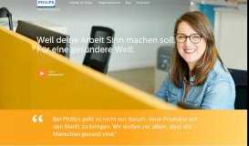 
							         Fachkräfte | Karriere bei Philips - Careers at Philips								  
							    
