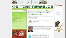 
							         Fachmagazin über KANINCHEN - Zeitung kleintiernews								  
							    