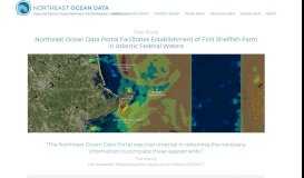 
							         Facilitating a Shellfish Farm | Northeast Ocean Data Portal								  
							    