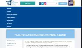 
							         Facilities | Birkenhead Sixth Form College								  
							    