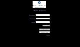 
							         Facility Scheduler Login								  
							    