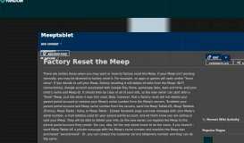 
							         Factory Reset the Meep | Meeptablet Wiki | FANDOM powered by Wikia								  
							    