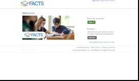 
							         FACTS Login - FACTS Management								  
							    