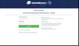
							         Facturación | Aeromexico Cargo								  
							    