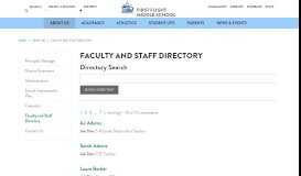 
							         Faculty and Staff Directory - First Flight Middle School								  
							    