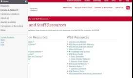 
							         Faculty and Staff Resources | Wisconsin School of Business at UW ...								  
							    