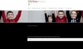 
							         Faculty and Staff | St. Peter Roman Catholic School								  
							    