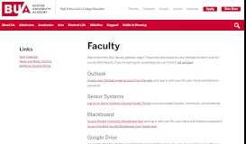 
							         Faculty | Boston University Academy								  
							    