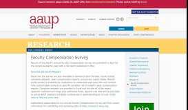 
							         Faculty Compensation Survey | AAUP								  
							    