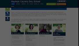 
							         Faculty Directory | Madison Country Day School								  
							    