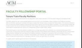 
							         Faculty Fellowship Portal								  
							    