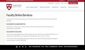 
							         Faculty Online Services | Harvard Summer School								  
							    