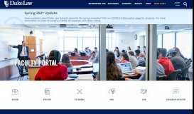 
							         Faculty Portal | Duke University School of Law								  
							    