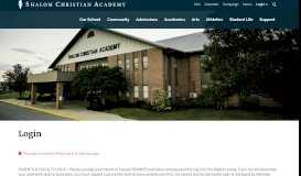 
							         Faculty Portal - Login - Shalom Christian Academy								  
							    
