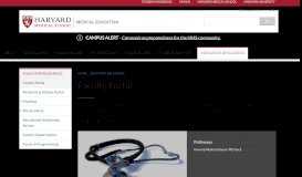 
							         Faculty Portal | Medical Education - Harvard Medical School								  
							    