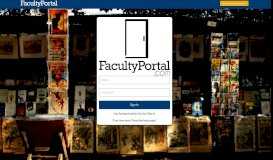 
							         Faculty Portal								  
							    