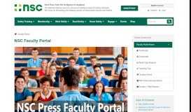 
							         Faculty Portal - National Safety Council								  
							    