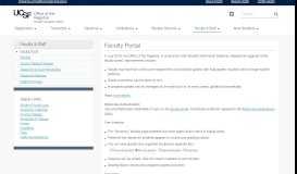 
							         Faculty Portal | UCSF Registrar								  
							    