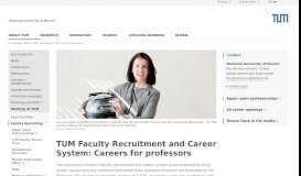 
							         Faculty Recruiting - TUM								  
							    