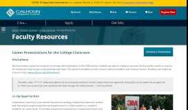 
							         Faculty Resources – Calhoun Community College								  
							    