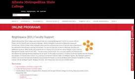 
							         Faculty Resources - Online Programs - Atlanta Metro College								  
							    