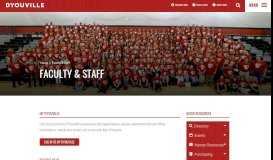 
							         Faculty & Staff | D'Youville - D'Youville College								  
							    